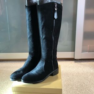 Azura blackenbury suede sparkle boots.8.5! 💃🏻👢